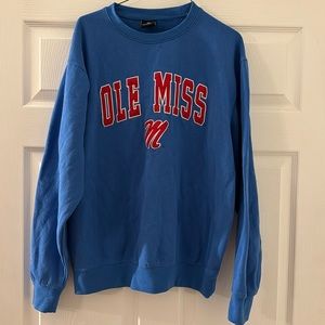 Men’s large Ole Miss crewneck sweatshirt